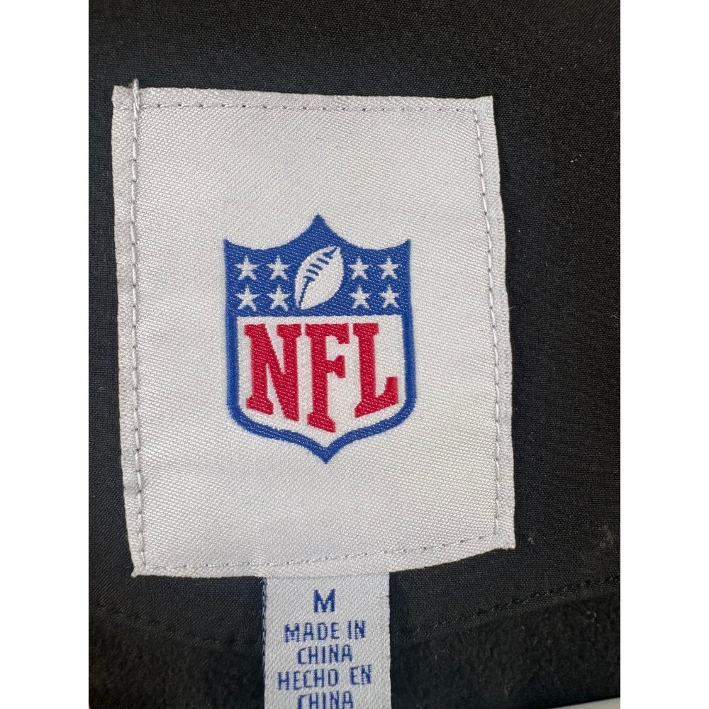 NFL Washington Redskins Softshell Jacket Black Full Zip Fleece Lined Mens Medium - Picture 5 of 11